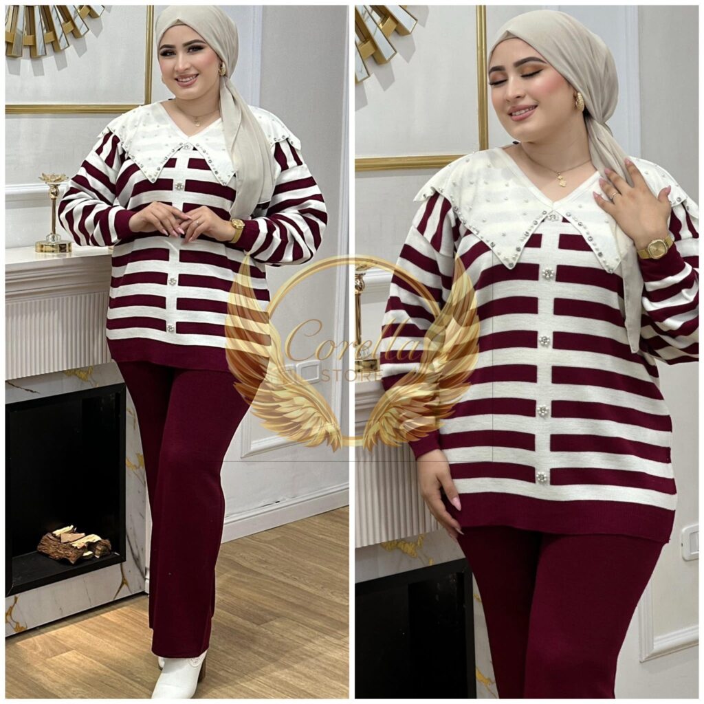 Ensemble laine rayer avec pâte C07