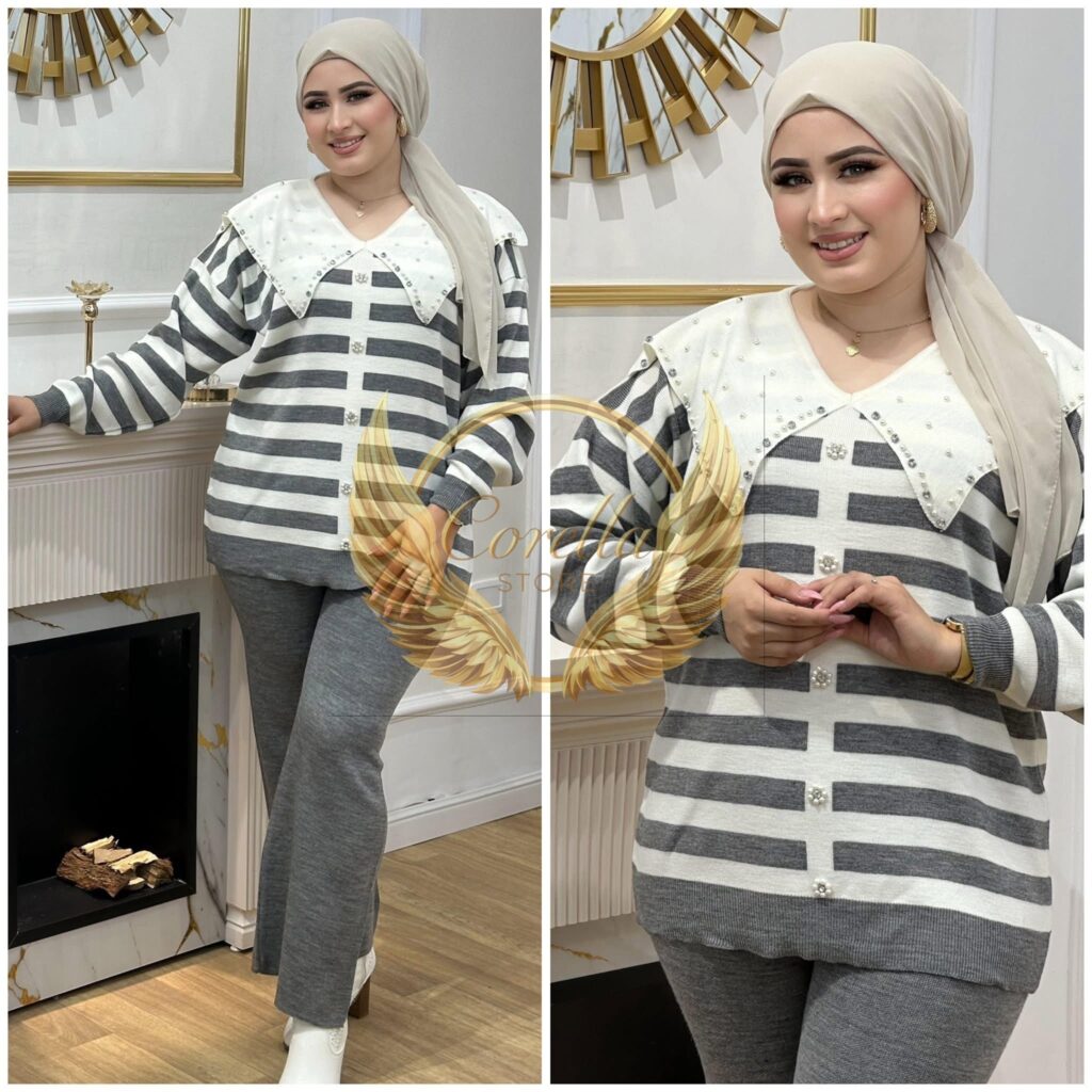 Ensemble laine rayer avec pâte C07