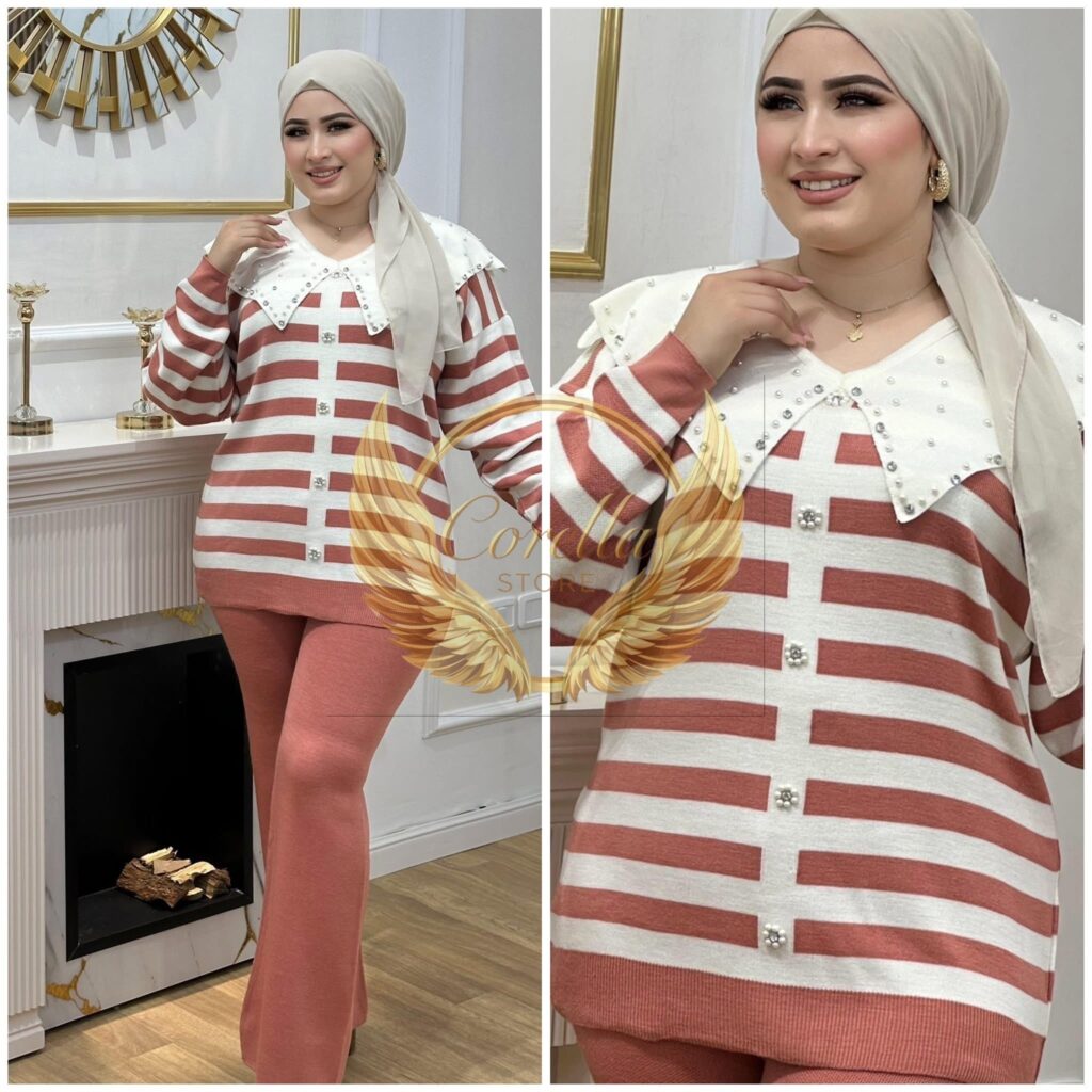 Ensemble laine rayer avec pâte C07
