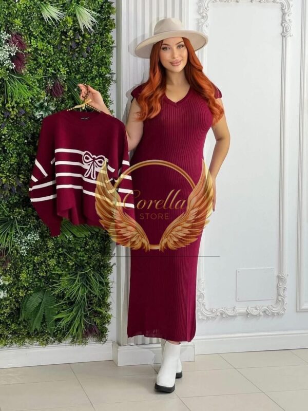 robe laine avec pull C12