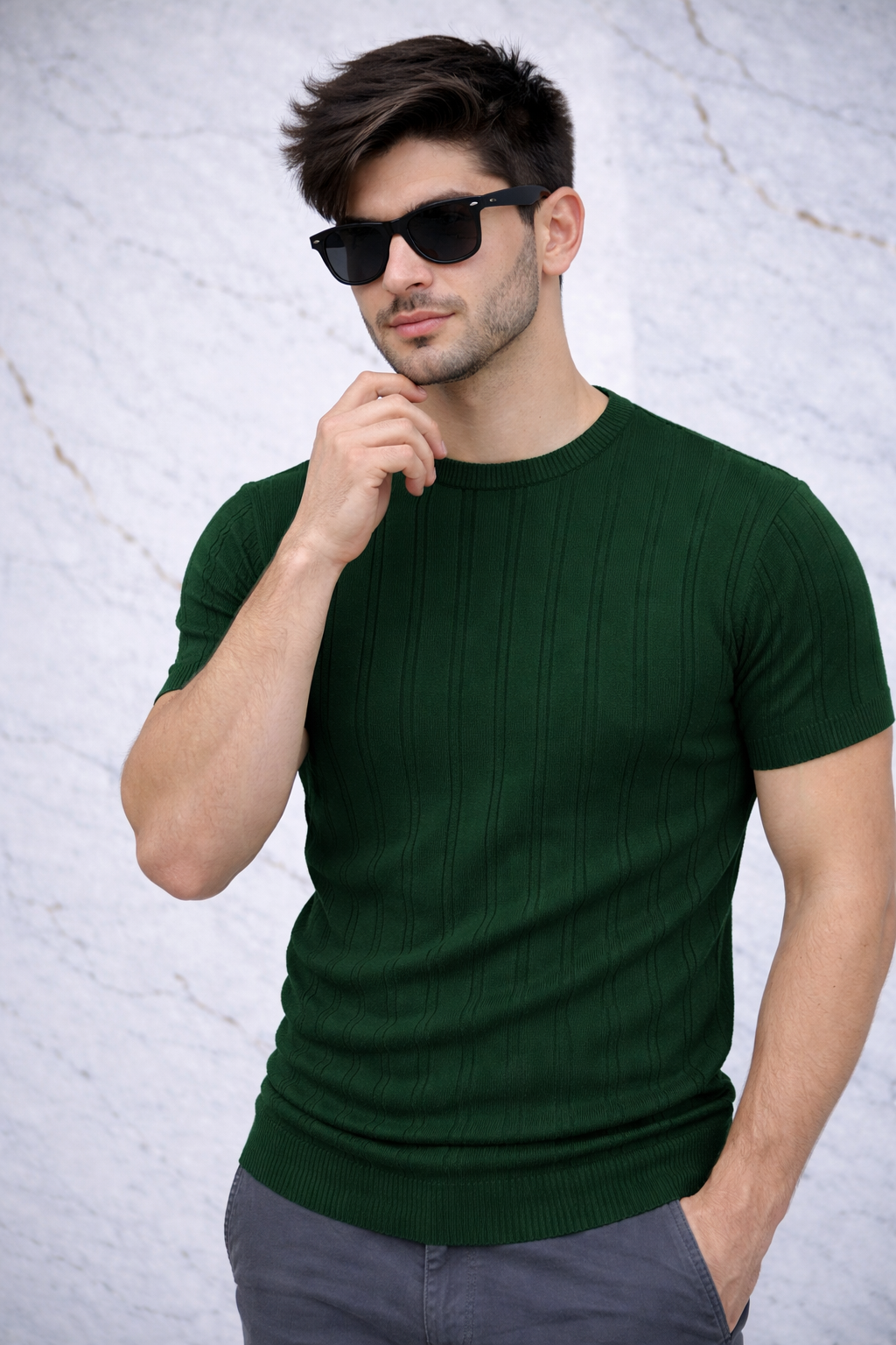 pull homme uni 119